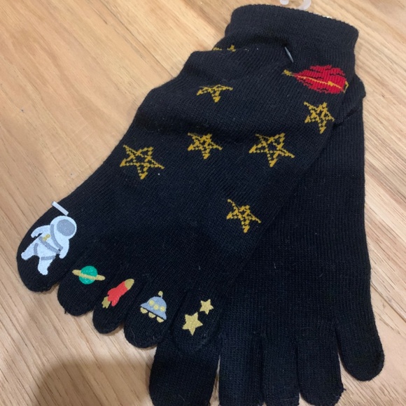 NWT Cutie Space-Themed Toe Socks - Picture 4 of 5